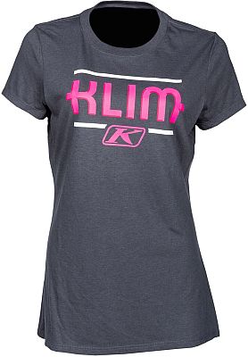 Klim Kute Corp, T-Shirt Damen - Dunkelgrau/Pink - M von Klim