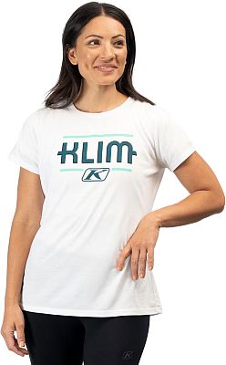 Klim Kute Corp, T-Shirt Damen - Weiß/Petrol - M von Klim