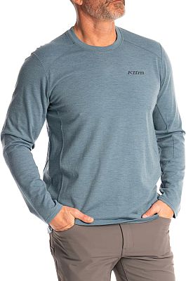 Klim Mesa Falls Merino, Funktionsshirt langarm - Hellblau - L von Klim