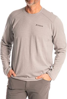 Klim Mesa Falls Merino, Funktionsshirt langarm - Hellgrau - XXL von Klim