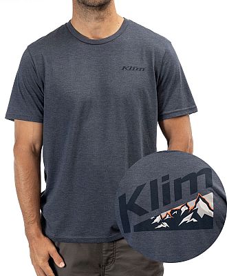 Klim Mountain Peak, T-Shirt - Blau/Dunkelblau - M von Klim