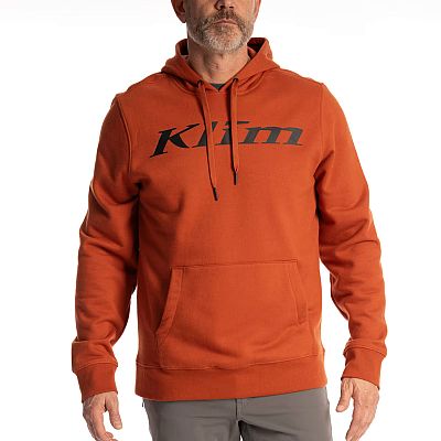 Klim Pullover, Kapuzenpullover - Dunkelorange/Schwarz - M von Klim