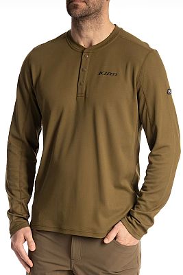 Klim Sidewinder Merino, Funktionsshirt langarm - Oliv - M von Klim