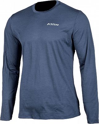 Klim Teton Merino Wool, Funktionsshirt langarm - Blau - 2XL von Klim