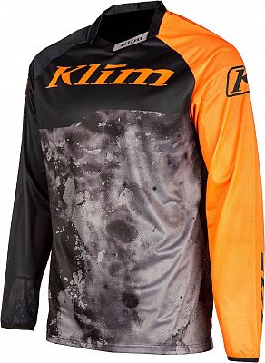 Klim XC Lite S23, Trikot Kinder - Schwarz/Orange/Grau - XL von Klim