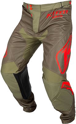 Klim XC Lite S24, Textilhose - Dunkelgrün/Schwarz/Rot - 30 von Klim