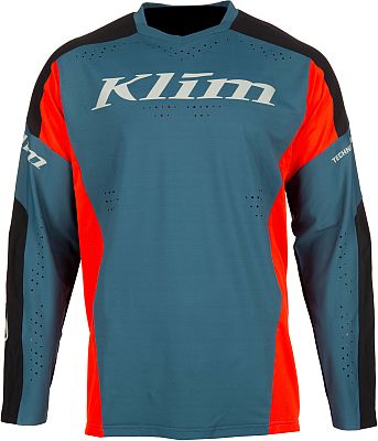 Klim XC Pro, Trikot - Petrol/Schwarz/Neon-Rot - XL von Klim