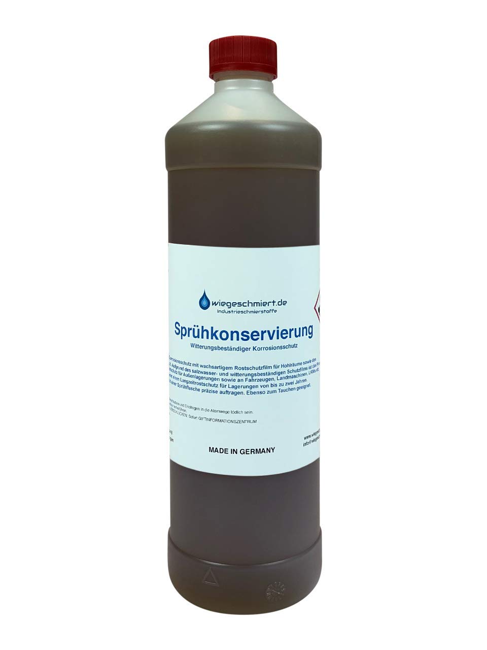 Knaus Schmierstoffe 1 Liter Sprühkonservierung Korrosionsschutz Sprühöl Konservierungsmittel Unterbodenschutz, 1L Flasche von Knaus Schmierstoffe