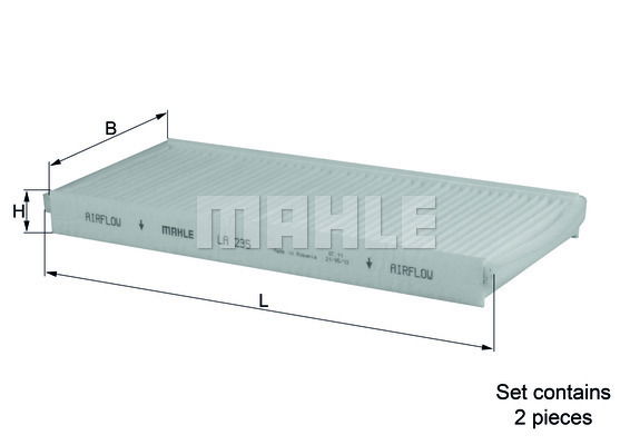 Filter, Innenraumluft Knecht LA 235/S von Knecht