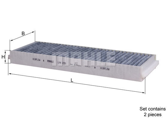 Filter, Innenraumluft Knecht LAK 239/S von Knecht