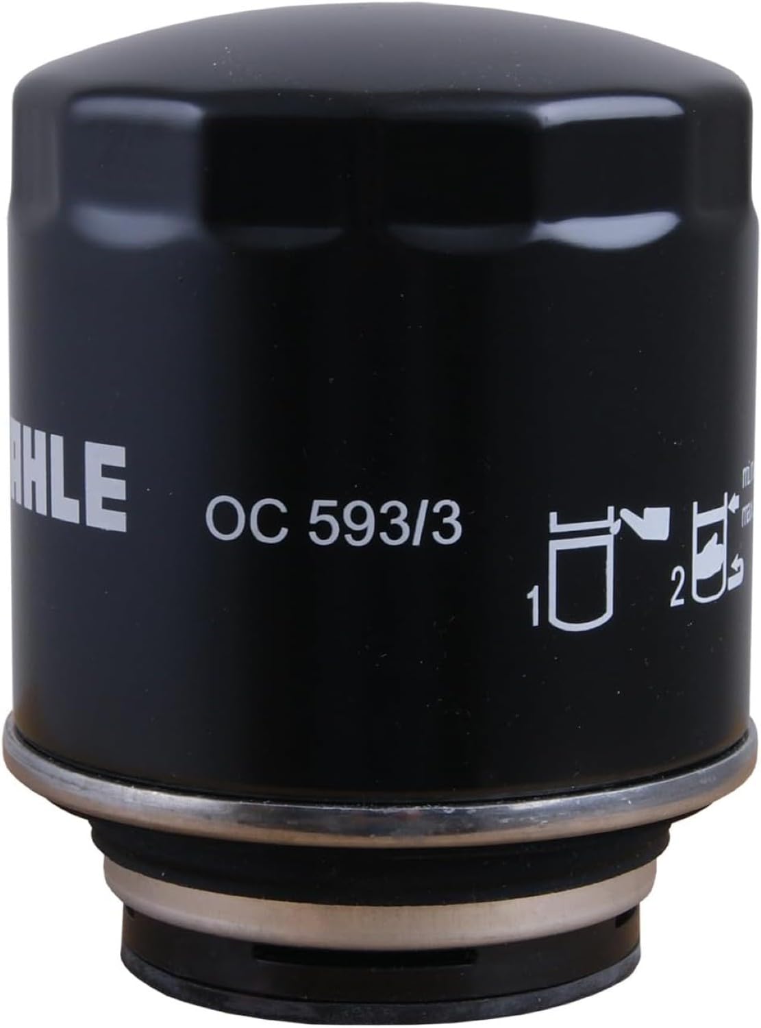 MAHLE OC 593/3 Ölfilter Anschraubfilter u.a. passend für VW JETTA IV (162/ 163/ AV3/ AV2) von MAHLE