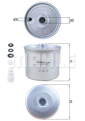 Kraftstofffilter Knecht KL 468 von Knecht