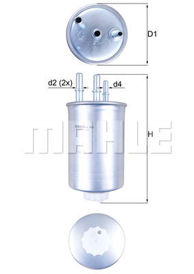 Kraftstofffilter Knecht KL 505 von Knecht