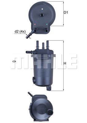 Kraftstofffilter Knecht KL 600D von Knecht