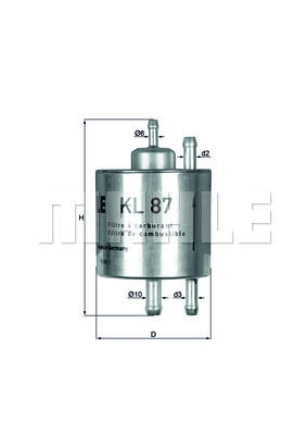 Kraftstofffilter Knecht KL 87 von Knecht