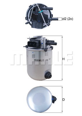 Kraftstofffilter Knecht KL 909 von Knecht