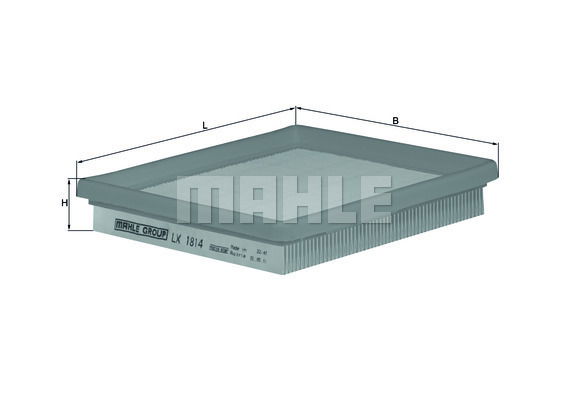 Luftfilter Knecht LX 1814 von Knecht