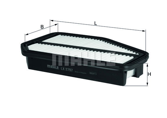 Luftfilter Knecht LX 2797 von Knecht