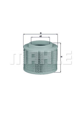 Luftfilter Knecht LX 2808/1 von Knecht