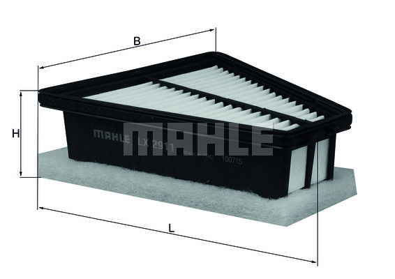 Luftfilter Knecht LX 2911 von Knecht