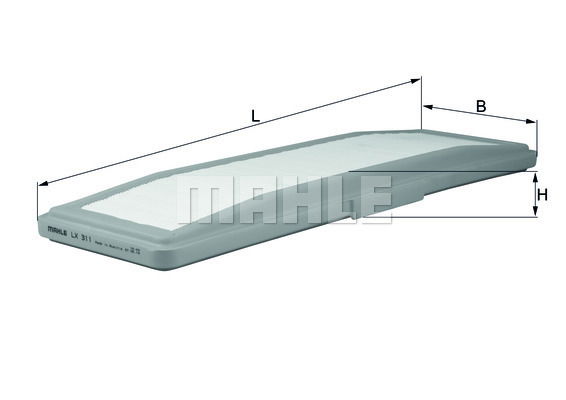 Luftfilter Knecht LX 311 von Knecht