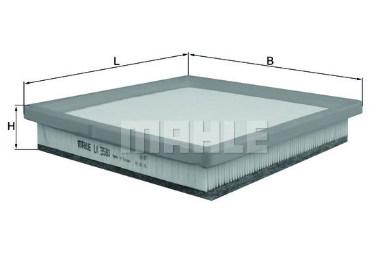 Luftfilter Knecht LX 3580 von Knecht