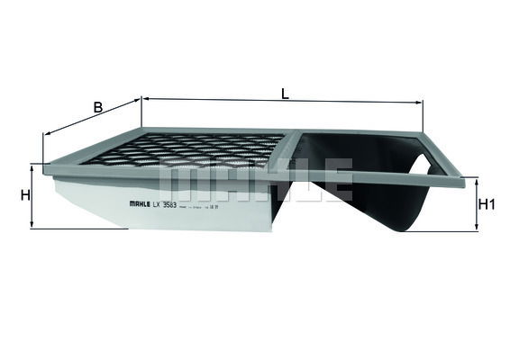 Luftfilter Knecht LX 3583 von Knecht