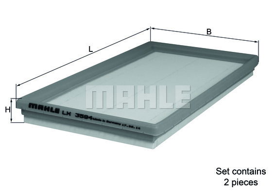 Luftfilter Knecht LX 3594/S von Knecht