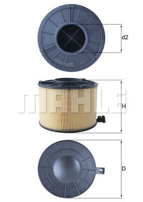 Luftfilter Knecht LX 4411 von Knecht