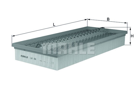 Luftfilter Knecht LX 96 von Knecht