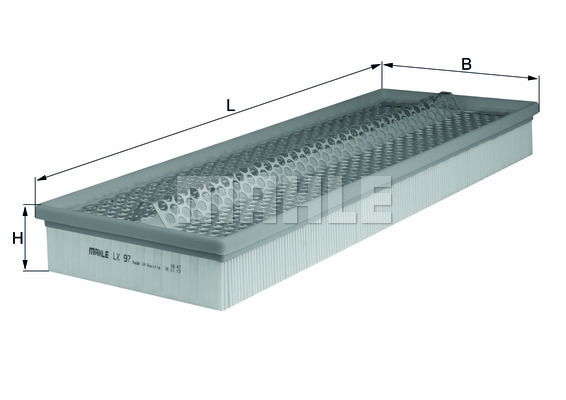 Luftfilter Knecht LX 97 von Knecht