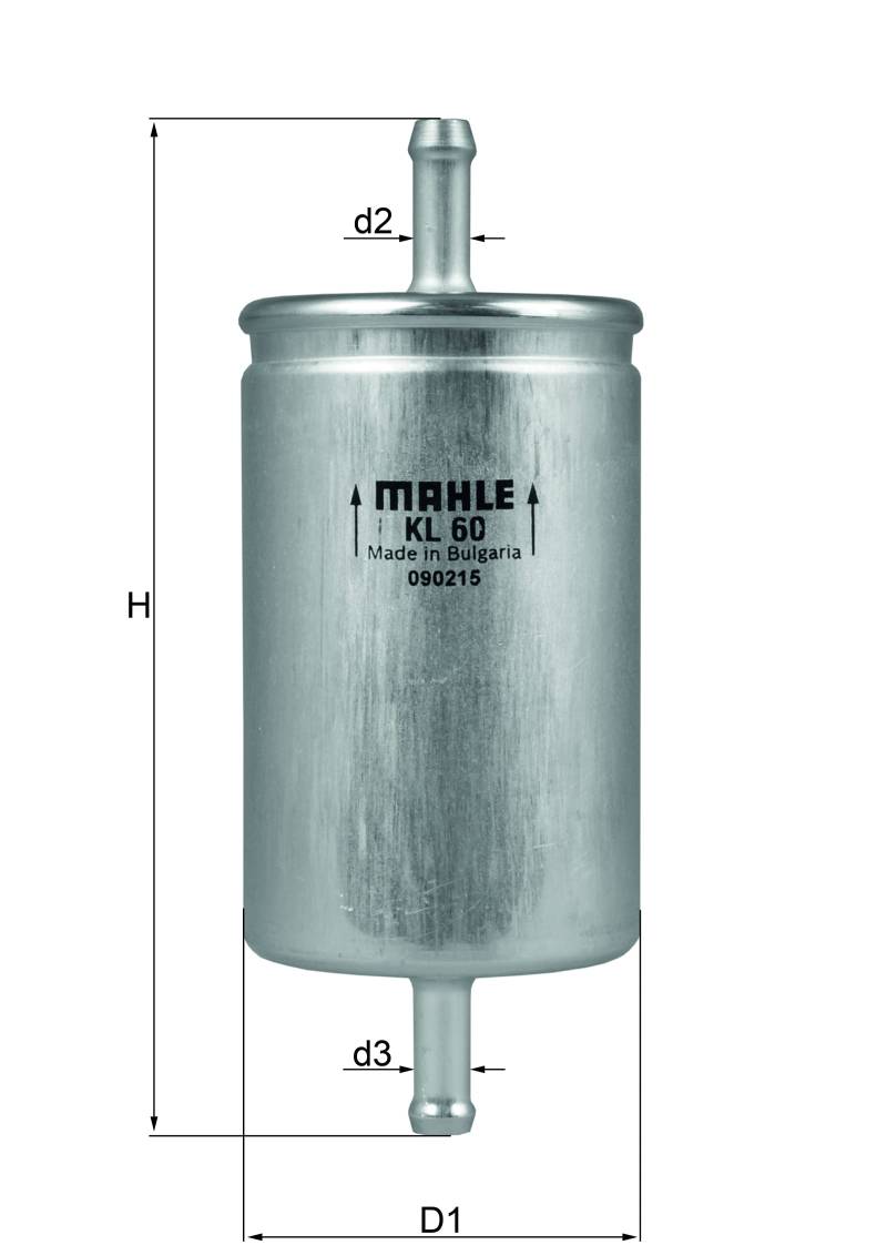 MAHLE KL 60 Kraftstofffilter von MAHLE