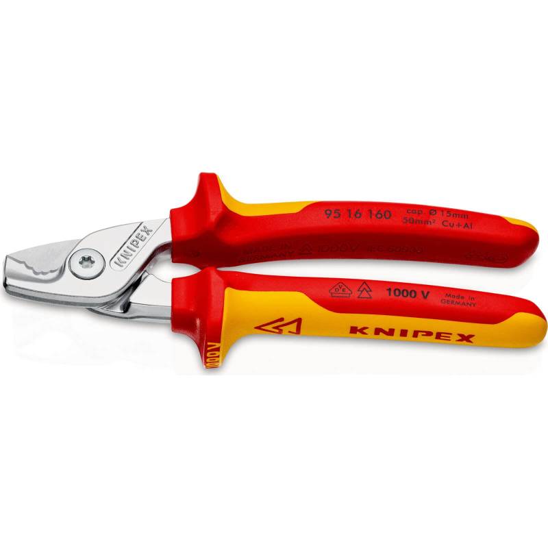 Knipex KNIPEX Kabelschere 95 16 160 SB von Knipex