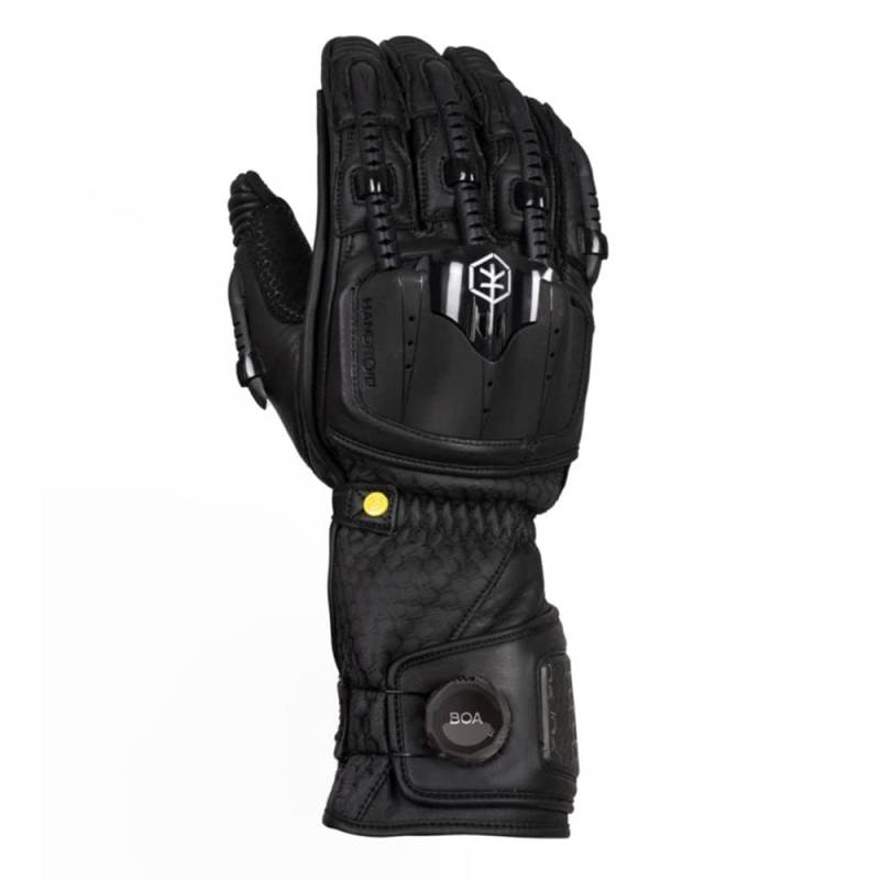 Knox Handroid MK5 Motorrad Handschuhe, schwarz, M von KNOX