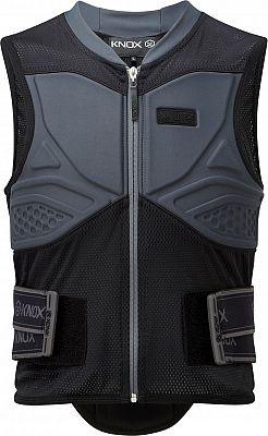 Knox Track Vest MKIII, Protektorenweste - Schwarz/Grau - XXL von Knox