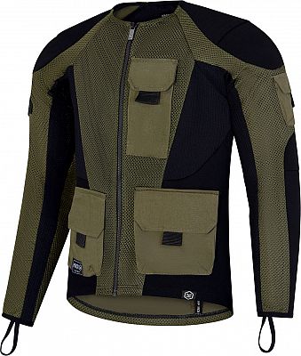 Knox Urbane Pro MK3 Utility, Protektorenjacke - Schwarz/Dunkelgrün - 3XL von Knox