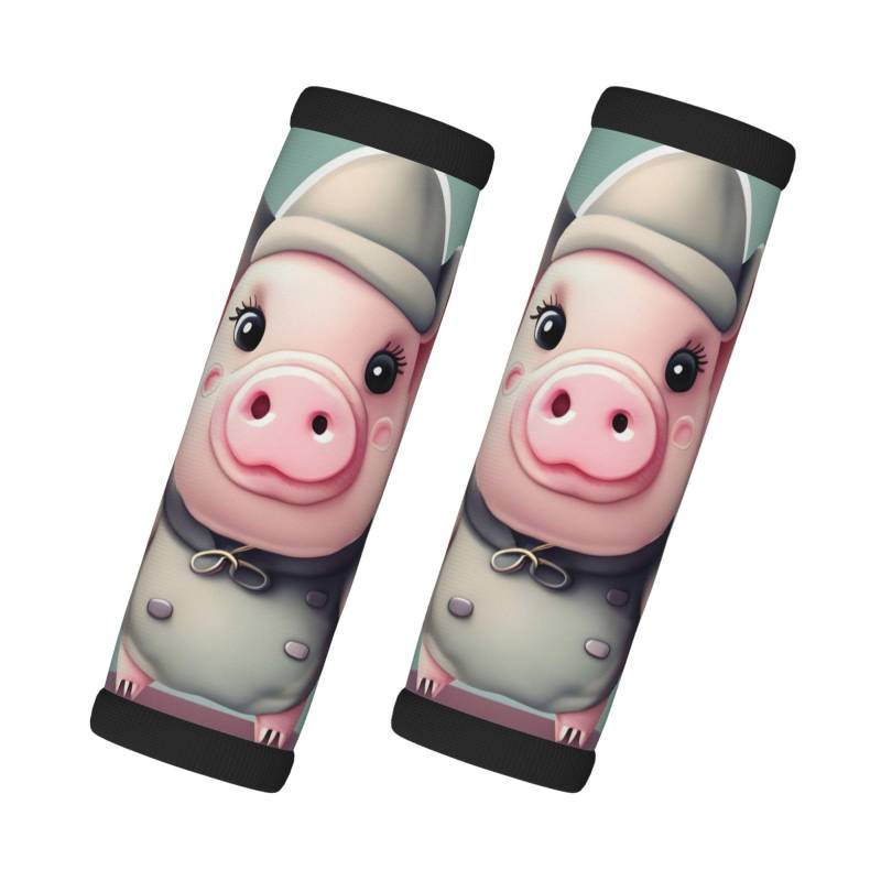 Cute Pig Neopren-Gepäckgriff für Koffer-Identifikator, Gepäckhersteller, Abdeckungen, Reisezubehör von KoNsev