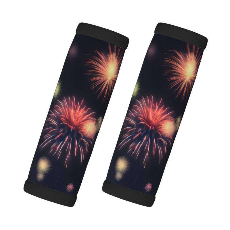 Explosion Firework 3D-Neopren-Gepäckgriffwickel für Koffer-Identifikator, Gepäckhersteller, Abdeckungen, Wraps, Reisezubehör von KoNsev