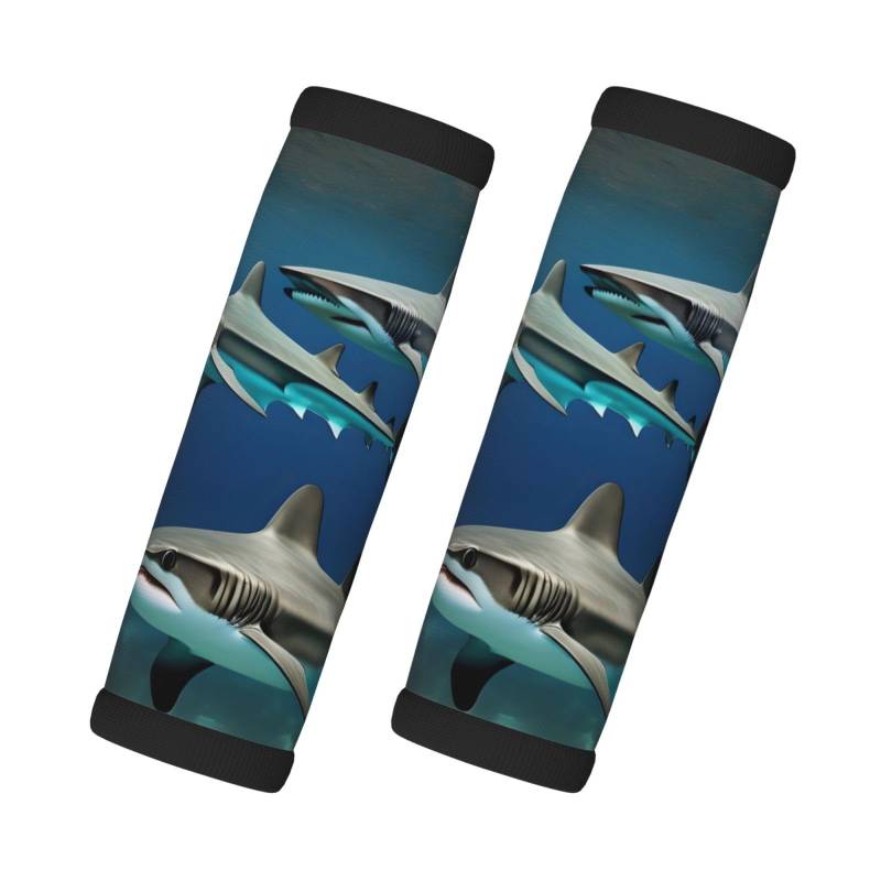 Hammerhead Sharks Neopren-Gepäckgriffwickel für Koffer-Identifikator, Gepäckhersteller, Abdeckungen, Reisezubehör von KoNsev