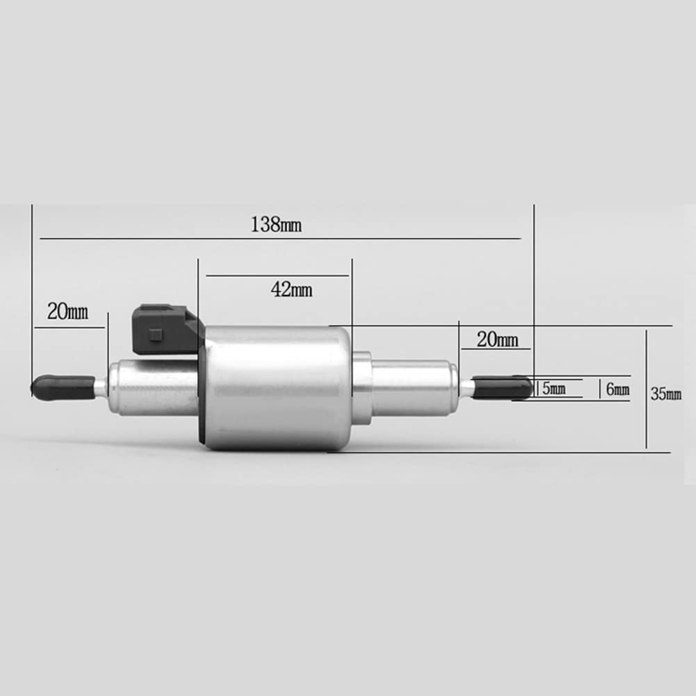 Koanhinn Kraftstoffpumpe 12V 22ML für 5Kw 8Kw Heizungen für ÖL Kraftstoffpumpe Luft Standheizung Impulsmessung 22ML von Koanhinn