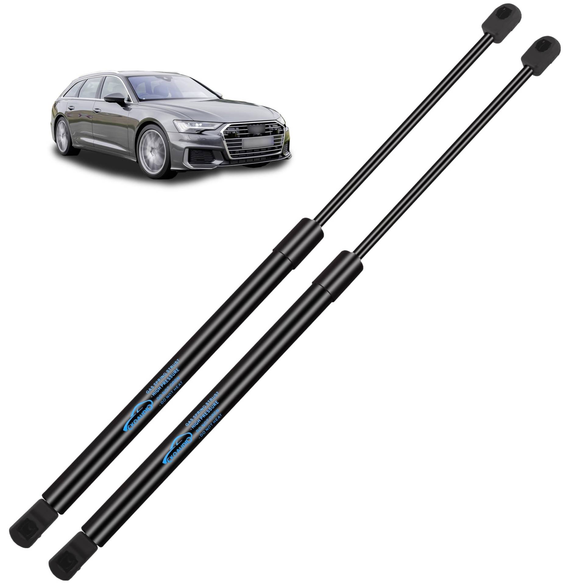 Koaudb 2x Heckklappendämpfer für Audi A6 AVANT ALLROAD Kofferraum Dämpfer Gasdruckdämpfer Gasfeder Heckklappe Schwarz Gasfeder Dämpfer Replace für #4F9 827 552 D von Koaudb