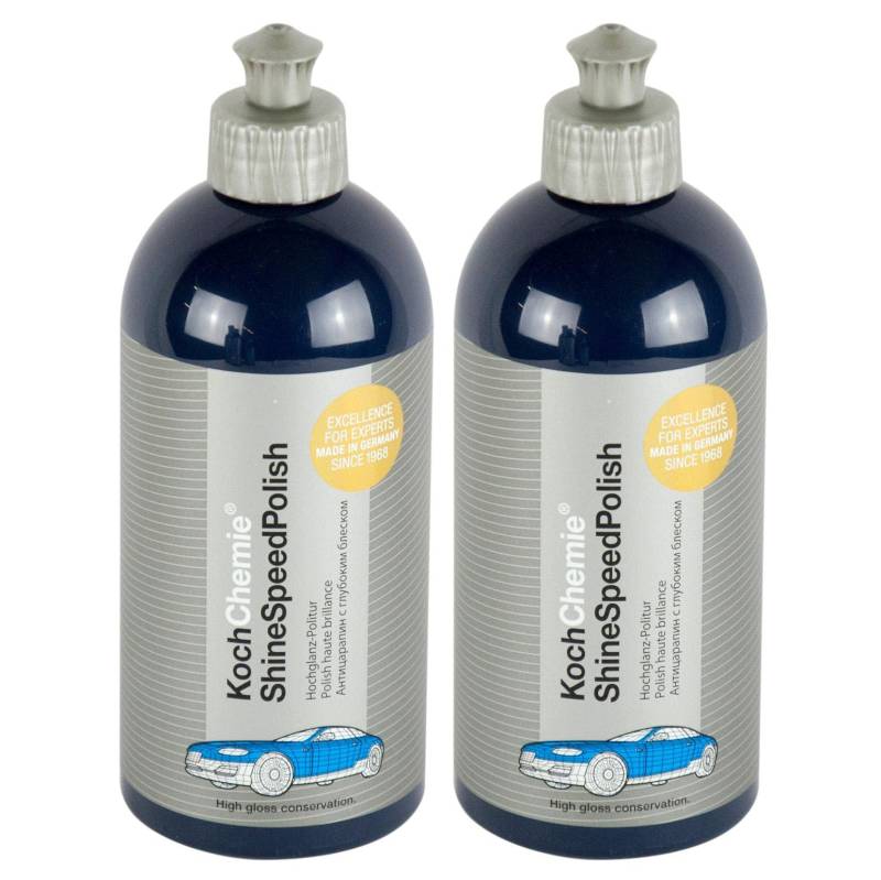 Koch Chemie 2X Shine Speed Polish Politur Hochglanzpolitur Autopolitur 500 ml von Koch