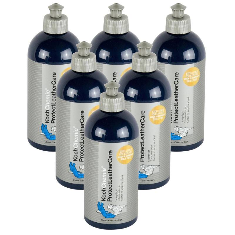 KOCH CHEMIE 6X Protect Leather Care Lederpflege Lederreiniger Reiniger 500 ml von KOCHCHEMIE