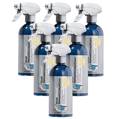 Koch Chemie 6X Refresh Cockpit Care Cockpitpflege Tiefenpfleger seidenmatt 500ml von KOCH CHEMIE