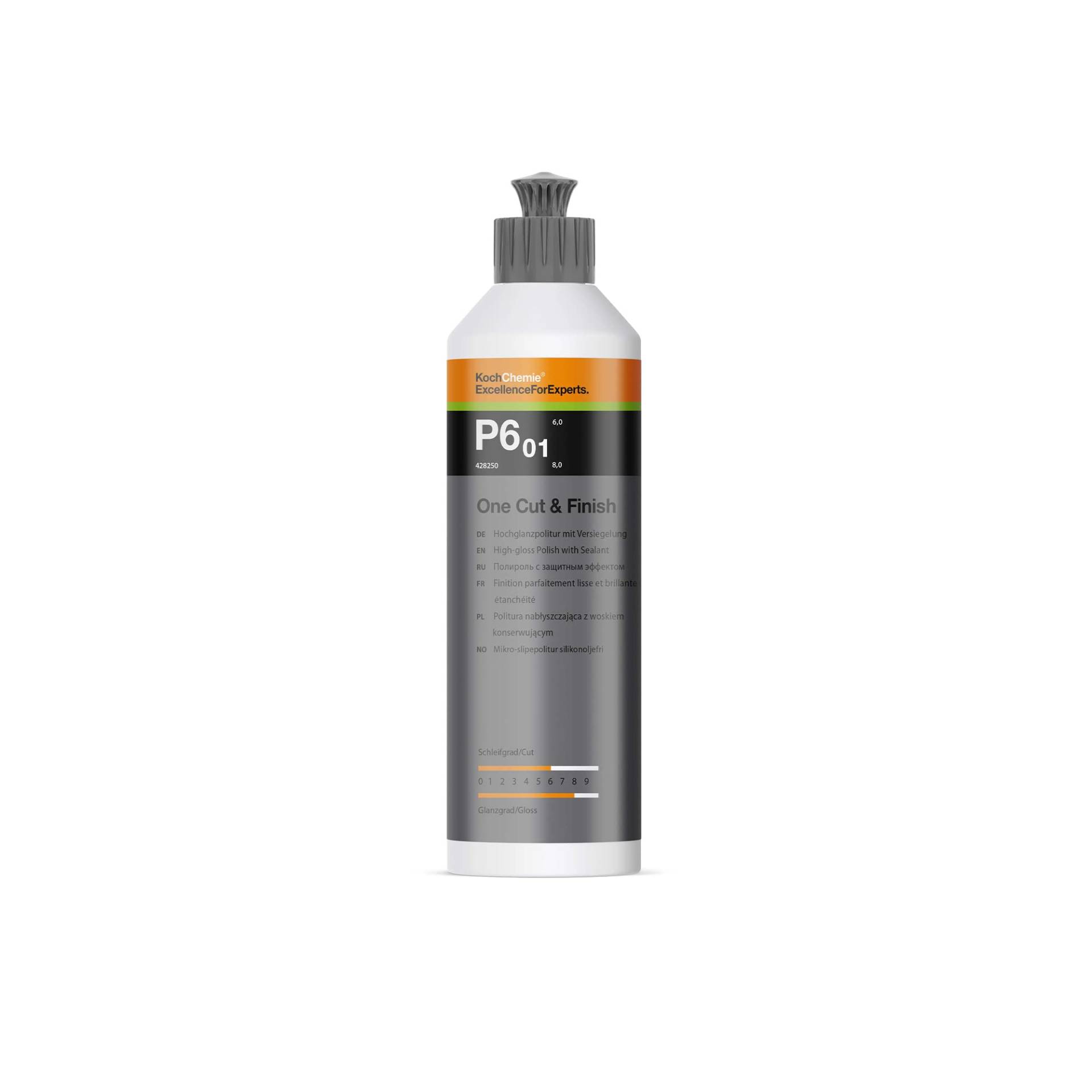 Koch Chemie One Cut & Finish P6.01 250 ml Hochglanzpolitur mit Versiegelung Autopolitur von Koch Chemie