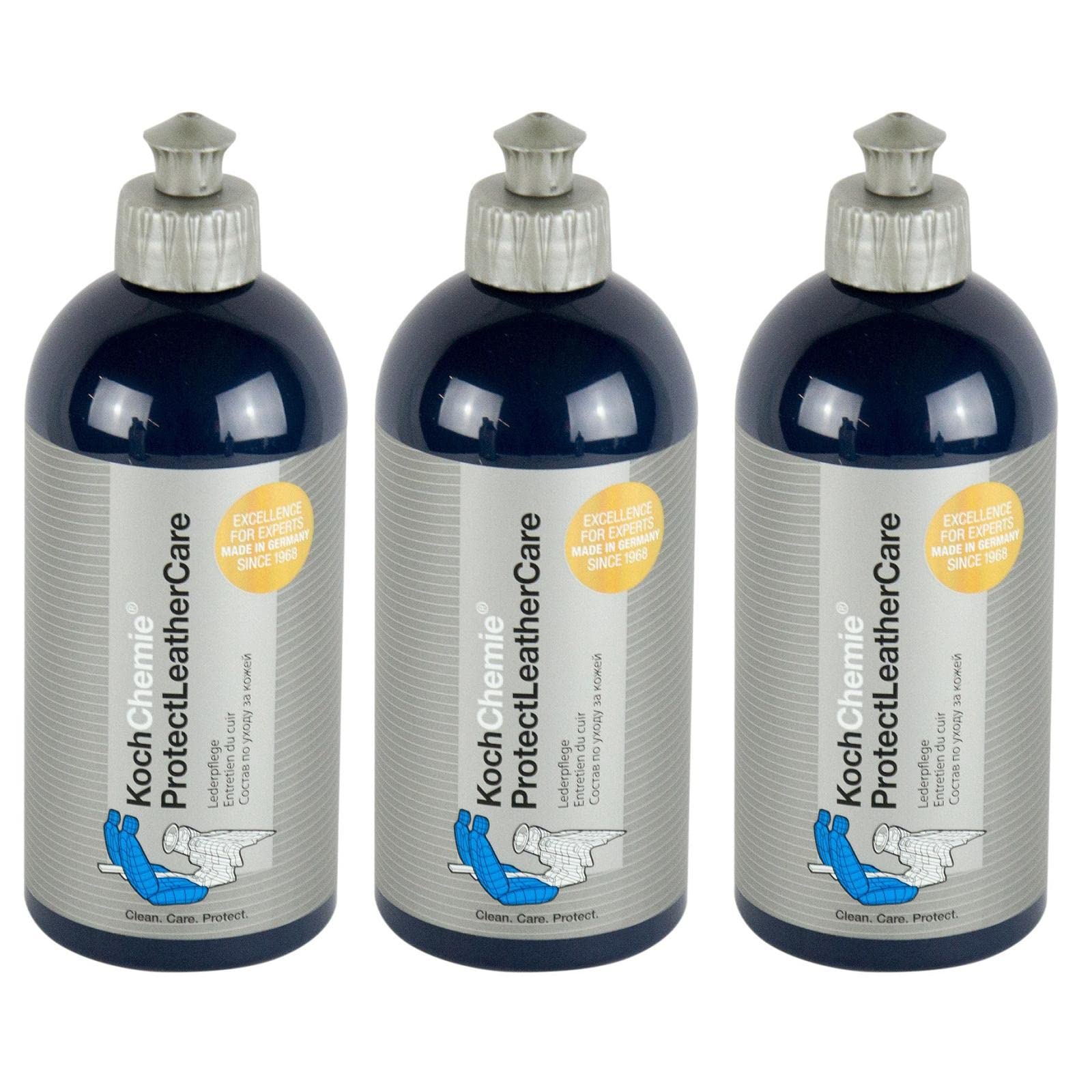 Koch Chemie 3X Protect Leather Care Lederpflege Lederreiniger Reiniger 500 ml von Koch