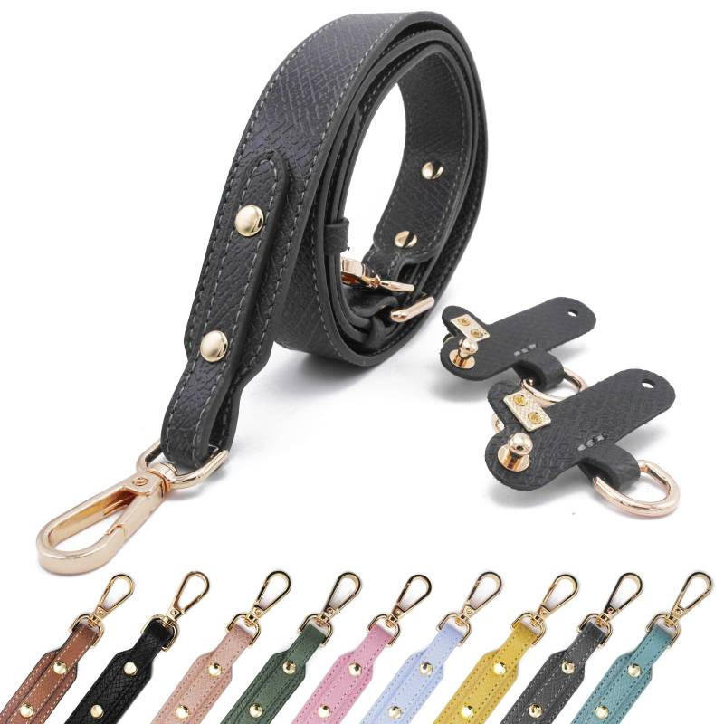 PU Leder Schulterriemen für Minitaschen Taschengurte Terrakotta Tragegurte für Taschen Tragegurt für Longchamp Damen Bag Strap dunkelgrau von Kocris Casa