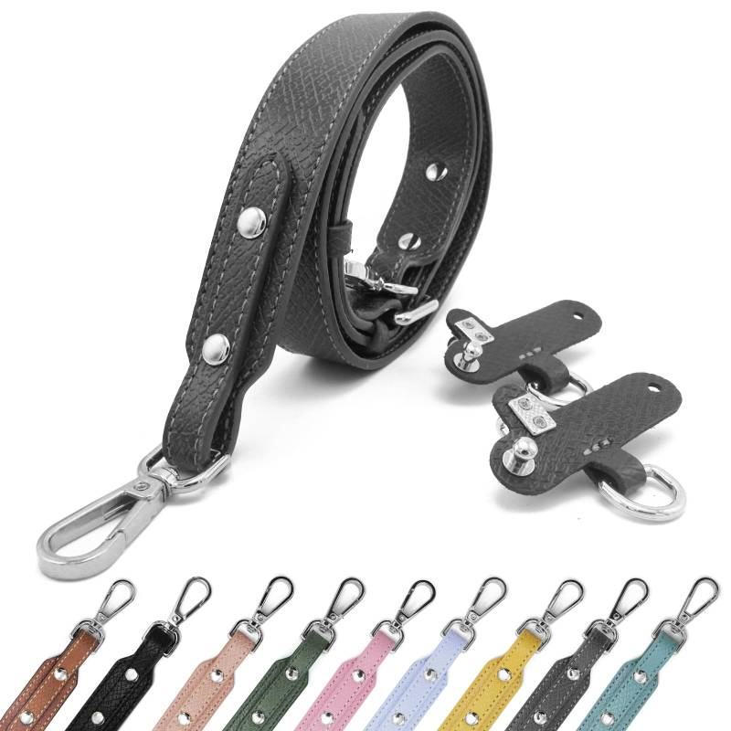 PU Leder Tasche PU-Leder Schulterriemen Taschenriemen Verstellbar Schultergurt Lederriemen Trageriemen Schultergurte Gurt Riemen für Strap Taschenband dunkelgrau von Kocris Casa