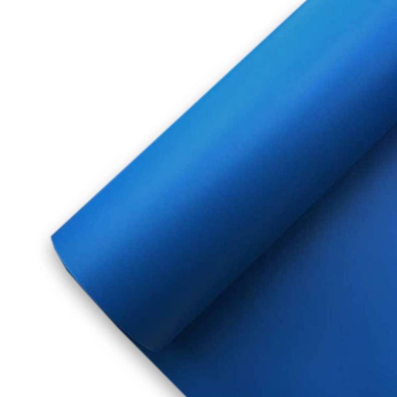 Könighaus (4,78€/m2) Blau Matt Autofolie 1000 x 152 cm blasenfrei mit Anleitung von Könighaus