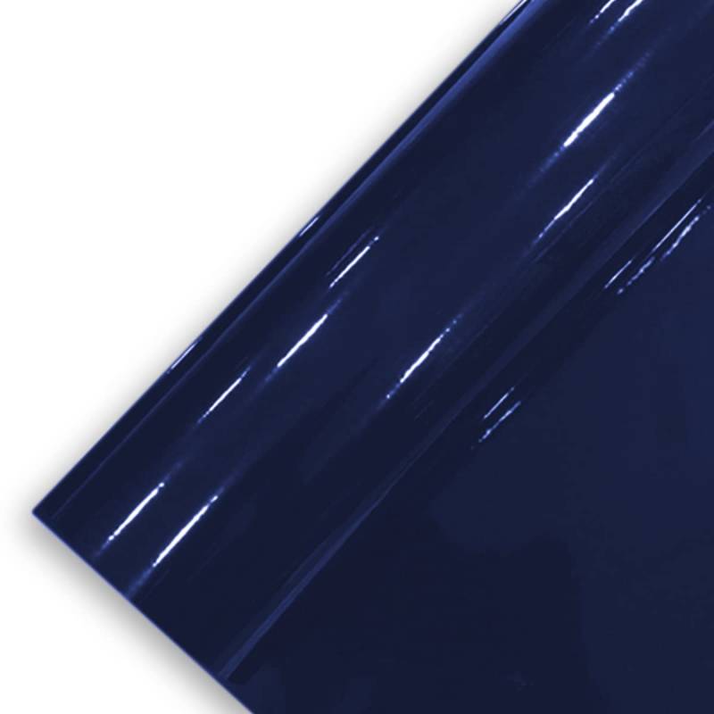 Könighaus (6,36€/m2) Schwarz Blau Glanz Autofolie 300 x 152 cm blasenfrei mit Anleitung von Könighaus